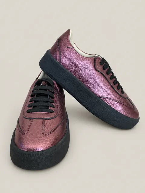 Zapatillas metalizadas tono uva color Uva metalizado en Arequipa